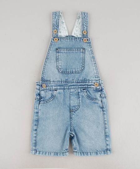 Jardineira-Jeans-Infantil-com-Bolsos-Azul-Claro-9635843-Azul_Claro_1