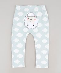 Calca-Infantil-Ovelha-Estampada-de-Nuvens-Azul-Claro-9586907-Azul_Claro_1