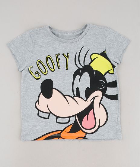 Camiseta-Infantil-Pateta-Manga-Curta-Cinza-Mescla-9623329-Cinza_Mescla_1