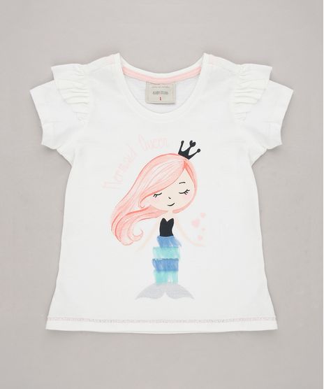 Blusa-Infantil--Mermaid-Queen--Manga-Curta-Off-White-9676836-Off_White_1