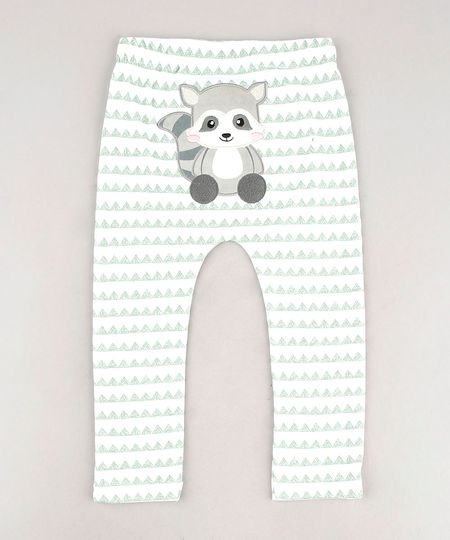 Calca-Infantil-Guaxinim-Estampada-de-Natureza-Branco-9586960-Branco_1