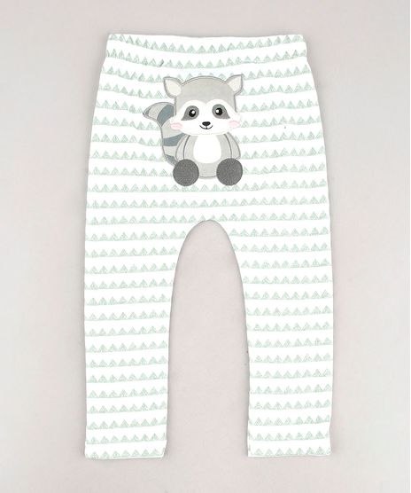 Calca-Infantil-Guaxinim-Estampada-de-Natureza-Branco-9586960-Branco_1