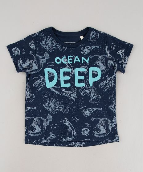 Camiseta-Infantil--Ocean-Deep--Estampada-Manga-Curta-Azul-Marinho-9690704-Azul_Marinho_1