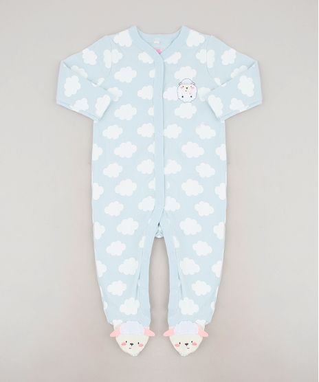 Macacao-Infantil-Ovelha-Estampado-de-Nuvens-Manga-Longa-Azul-Claro-9586900-Azul_Claro_1