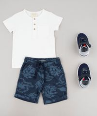 Bermuda-de-Sarja-Infantil-Estampada-Floral-com-Bolsos-Azul-Marinho-9644516-Azul_Marinho_3