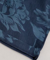 Bermuda-de-Sarja-Infantil-Estampada-Floral-com-Bolsos-Azul-Marinho-9644516-Azul_Marinho_5