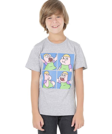 Camiseta-Clarencio-o-Otimista-Cinza-Mescla-8559171-Cinza_Mescla_1