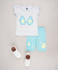 Conjunto-Infantil-Abacate-de-Blusa-Manga-Curta-Cinza-Mescla-Claro---Bermuda--Verde-9679485-Verde_3