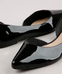 Sapatilha-Feminina-Via-Uno-Bico-Fino-em-Verniz-com-Recorte--Preto-9684966-Preto_5