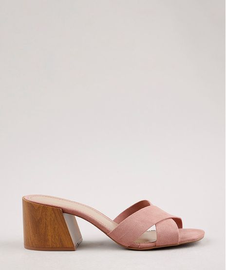 Tamanco-Feminino-Oneself-em-Tiras-com-Salto-Amadeirado-Rose-9675101-Rose_1