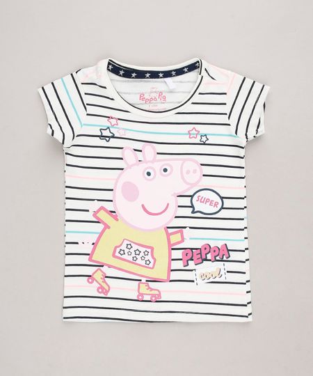 Blusa-Infantil-Peppa-Pig-Listrada-Manga-Curta-Off-White-9688720-Off_White_1