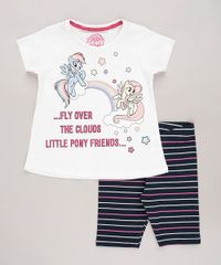 Conjunto-Infantil-My-Little-Pony-de-Blusa-Manga-Curta-Off-White---Bermuda-Listrada-Azul-Marinho-9675148-Azul_Marinho_1