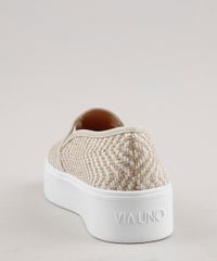 Tenis-Slip-On-Feminino-Via-Uno-Flatform-Texturizado-Bege-9662060-Bege_3