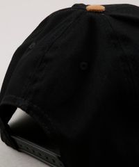 Bone-Masculino--Bronx-The-Original--Aba-Reta-com-Bordado-e-Suede-Preto-9659892-Preto_3
