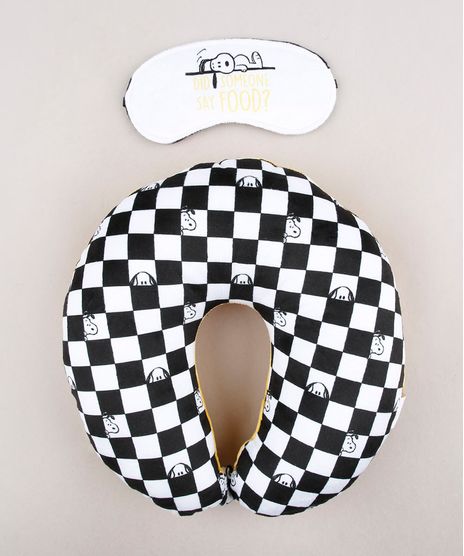 Kit-de-Apoio-de-Pescoco-Estampado-Snoopy---Tapa-Olho-Branco-9642327-Branco_1