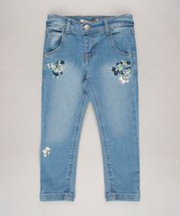 Calca-Jeans-Infantil-Skinny-com-Bolsos-e-Bordados-Azul-Medio-9636300-Azul_Medio_1