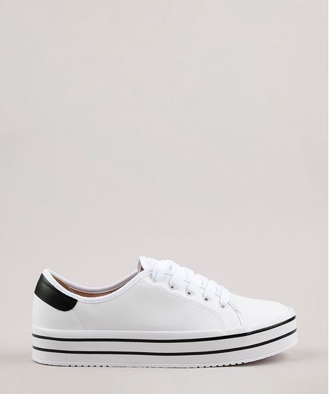 Tenis-Feminino-Beira-Rio-Flatform-com-Listras-Branco-9701781-Branco_1