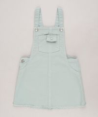 Salopete-de-Sarja-Infantil-com-Bolsos-Verde-Claro-9680874-Verde_Claro_1