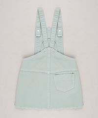 Salopete-de-Sarja-Infantil-com-Bolsos-Verde-Claro-9680874-Verde_Claro_2