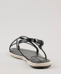 Rasteira-Feminina-Oneself-Texturizada-com-Corda-Preta-9682434-Preto_3