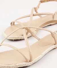 Rasteira-Feminina-Oneself-Texturizada-com-Corda-Bege-9682435-Bege_2