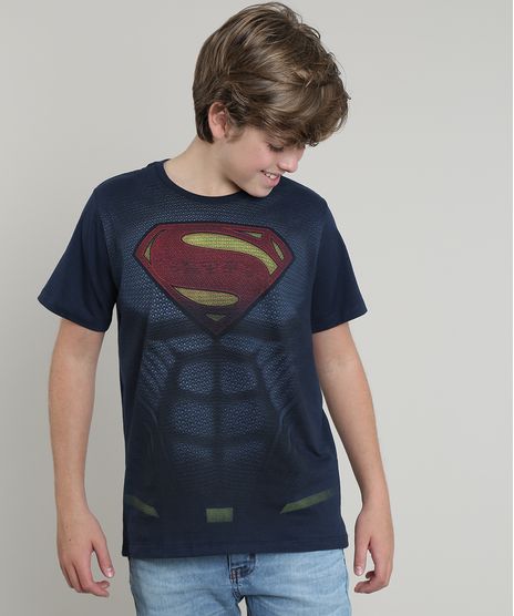 Camiseta-Infantil-Super-Homem-Manga-Curta-Gola-Careca--Azul-Marinho-8305784-Azul_Marinho_1