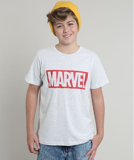 Camiseta-Infantil-Marvel-Manga-Curta-Gola-Careca-Cinza-Mescla-Claro-9542412-Cinza_Mescla_Claro_1