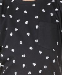 Camiseta-Longa-Estampada-de-Caveira-Preta-8573520-Preto_4