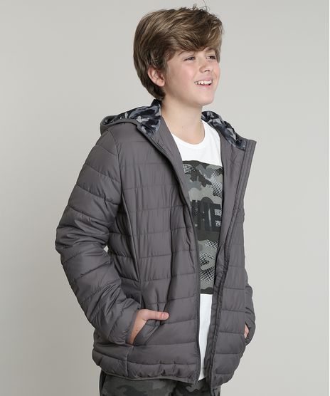 Jaqueta-Infantil-Puffer-com-Capuz-Estampado-Chumbo-9360488-Chumbo_1