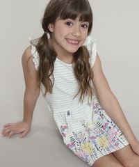 Vestido-Infantil-Listrado-com-Flores-e-Babado-Sem-Manga-Off-White-9612586-Off_White_4