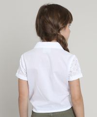 Camisa-Infantil-em-Laise-com-No-Manga-Curta-Branca-9662525-Branco_2
