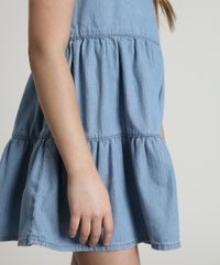 Vestido-Jeans-Infantil-Listrado-com-Babados-Sem-Manga-Azul-Claro-9749455-Azul_Claro_4