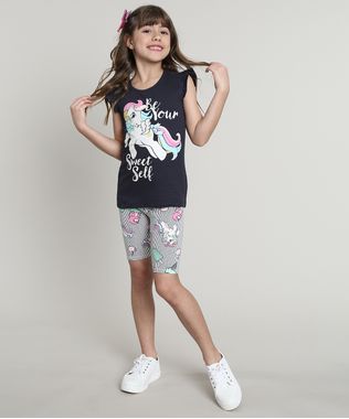 Conjunto-Infantil-My-Little-Pony-de-Regata-com-Babado-Azul-Marinho---Bermuda-Estampada-Listrada-Branca-9675147-Branco_1