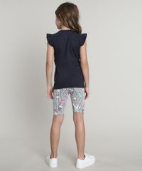 Conjunto-Infantil-My-Little-Pony-de-Regata-com-Babado-Azul-Marinho---Bermuda-Estampada-Listrada-Branca-9675147-Branco_2