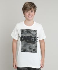 Camiseta-Infantil--Nowhere--com-Estampa-Camuflada-Manga-Curta-Off-White-9660724-Off_White_1
