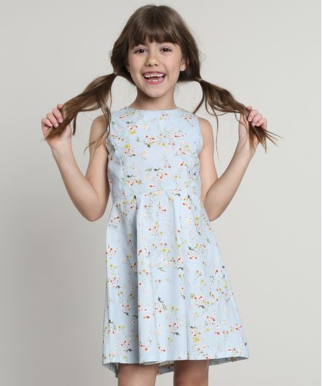 vestido infantil com pregas