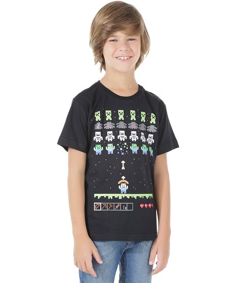 Camiseta-Minecraft-Preta-8533375-Preto_1
