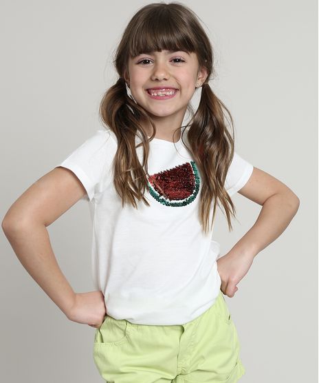 Blusa-Infantil-Melancia-com-Paete-Dupla-Face-Manga-Curta-Off-White-9580647-Off_White_1