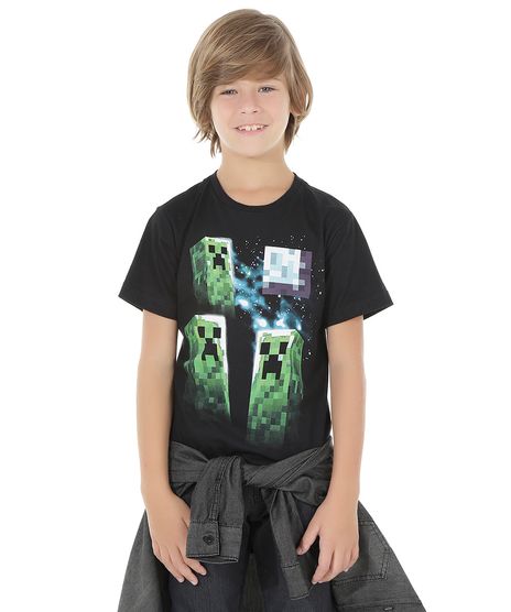 Camiseta-Minecraft-Preta-8533369-Preto_1