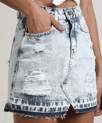 Saia-Jeans-Feminina-Curta-Destroyed-com-Barra-a-Fio-Azul-Claro-9676263-Azul_Claro_4