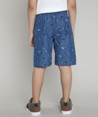 Bermuda-Surf-Infantil-Estampada-Maritima-com-Cordao-Azul-9536376-Azul_2