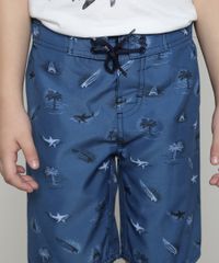 Bermuda-Surf-Infantil-Estampada-Maritima-com-Cordao-Azul-9536376-Azul_4