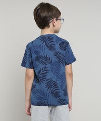 Camiseta-Infantil-Estampada-Folhagens-Manga-Curta-Azul-Escuro-9660722-Azul_Escuro_2