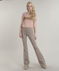 Calca-de-Sarja-Feminina-Sawary-Flare-com-Botoes-Bege-9748509-Bege_3