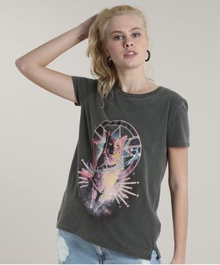 Blusa-Feminina-Goose-Capita-Marvel-Manga-Curta-Decote-Redondo-Chumbo-9705387-Chumbo_1