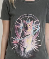 Blusa-Feminina-Goose-Capita-Marvel-Manga-Curta-Decote-Redondo-Chumbo-9705387-Chumbo_4
