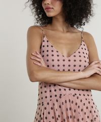 Vestido-Feminino-Longo-Mindset-Estampado-de-Poa-em-Camadas-Alcas-Finas-Rose-9758917-Rose_4