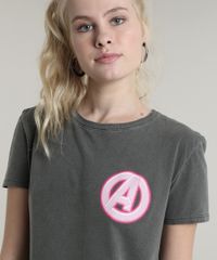 Blusa-Feminina-Os-Vingadores-Manga-Curta-Decote-Redondo-Chumbo-9705386-Chumbo_4