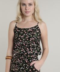 Regata-Feminina-Estampada-Floral-com-Decote-Redondo-Preto-9701929-Preto_4