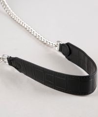 Bolsa-Feminina-Transversal-Pequena-Croco-com-Palha-e-Alca-Corrente-Preto-9604651-Preto_6